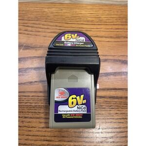 New Bright Rechargeable 6.0V NiCd Battery Pack & 6v Battery Charger